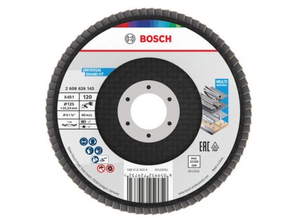 Bosch Lamelový kotúč X451 125mm P120 T29 60ks | ajtech.sk