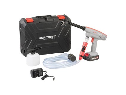 Aku tlaková umývacia pištoľ WORCRAFT CPC-S20LiEM, 20V (SET) | ajtech.sk