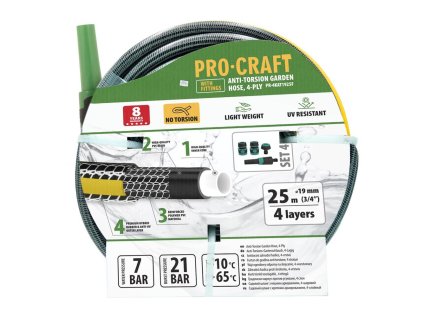 ProCraft PR-4KAT1925F hadica  Odolná a flexibilná | ajtech.sk