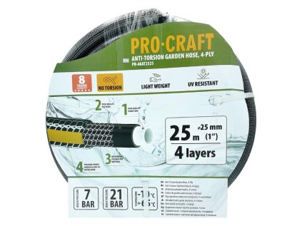 ProCraft PR-4KAT2525  Odolná a flexibilná hadica | ajtech.sk