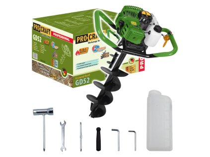 Zemný vrták Procraft GD52  Výkon a spoľahlivosť | ajtech.sk