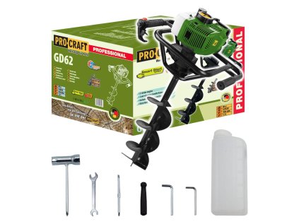 Procraft GD62 Zemný vrták  Výkonný motor | ajtech.sk