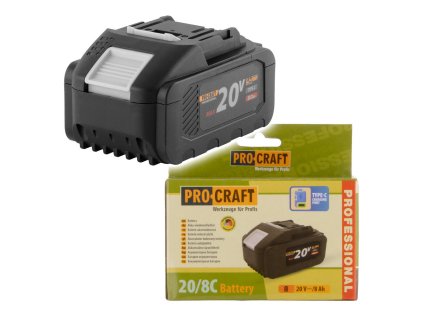 Akumulátorová batéria ProCraft 20/8C  Výkonný USB-C port | ajtech.sk