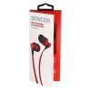 Slúchadlá SENCOR SEP 300 MIC RED | ajtech.sk