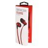 Slúchadlá SENCOR SEP 300 MIC RED | ajtech.sk
