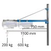 GÜDE 1200 Otočné rameno pre lanový navijak 100 - 600 kg | ajtech.sk