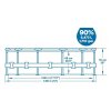 Bazén Bestway Steel Pro Max 3,66 x 0,76 m 56416 kartušová filtrácia | ajtech.sk