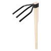 Strend Pro, 3-rohá, Motyka s drevenou násadou 120 cm | ajtech.sk