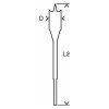 Plochý vrták do dreva Bosch Self Cut Speed 35 x 152 mm | ajtech.sk