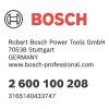 Bosch Redukčný krúžok pre pílové kotúče 30 × 20 × 1,2mm | ajtech.sk