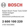 Bosch Redukčný krúžok pre pílové kotúče 30 × 20 × 1,5mm | ajtech.sk