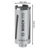 Bosch Diamantová vŕtacia korunka Standard for Universal 65 x 150 mm G1/2 | ajtech.sk