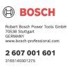 Bit BOSCH Extra Hard Torx T8 25mm 3ks | ajtech.sk