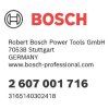 Bosch Skrutkovací bit Extra Hart HEX 1,5 25mm 3ks | ajtech.sk