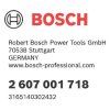 Bosch Skrutkovací bit Extra Hart HEX 2 25mm 3ks | ajtech.sk