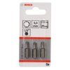 Skrutkovací bit BOSCH Extra Hard HEX 3 25mm 3ks | ajtech.sk