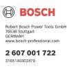 Bosch Skrutkovací bit Extra Hart HEX 3 25mm 3ks | ajtech.sk