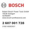 Bosch Skrutkovací bit Extra Hart HEX 6 25mm 3ks | ajtech.sk