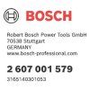 Bosch Skrutkovací bit Extra Hart PZ3 49mm 3ks | ajtech.sk