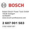 Bosch Skrutkovací bit Extra Hart PZ2 89mm 3ks | ajtech.sk