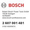 Bosch Skrutkovací bit Extra Hart S 1,0x5,5 49mm 3ks | ajtech.sk