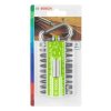 Bosch 21-dielna súprava šroubovacích bitov s karabinou-zelená | ajtech.sk