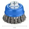 Bosch Drôtená kefa hrncová spletaná oceľ D65mm 0,35mm M14 | ajtech.sk
