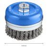 Bosch Drôtená kefa hrncová spletaná oceľ D100mm 0,8mm M14 | ajtech.sk