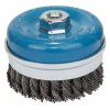 Bosch Drôtená kefa hrncová spletaná oceľ D100mm 0,8mm M14 | ajtech.sk