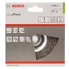 Bosch Drôtená kefa kužeľová vlnitá nehrdzavejúca oceľ nehrdzavejúca D100mm 0,35mm M14 | ajtech.sk