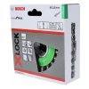 Bosch X-LOCK Drtôtená kotúčová oceľová kefa spletaná  nehrdzavejúca D115 0,5mm | ajtech.sk