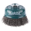 Makita Oceľová drôtená miskovitá kefa D 75 mm, vlnitý drôt D 0,3 mm, D-24094 | ajtech.sk