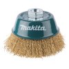 Makita Drôtená miskovitá kefa D 100 mm, mosadzný vlnitý drôt D 0,3 mm, D-39805 | ajtech.sk