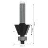 Zarovnávacia fréza Bosch 8 mm na laminát | ajtech.sk