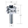 Drážkovacia fréza Makita s ložiskom (12mm stopka) | ajtech.sk