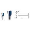 Rybinová frézka Makita 20mm 10° stopka 8mm | ajtech.sk