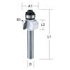 Profilová vodiaca fréza Makita (8mm stopka) | ajtech.sk