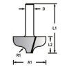 Profilová frézka Makita 19mm R3,2 stopka 8mm | ajtech.sk