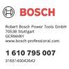 Bosch Transportný vozík pre USH/GSH 27 1610795007 | ajtech.sk