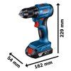 Vŕtací skrutkovač BOSCH GSR 185-LI 2x2,0 Ah 06019K3000 | ajtech.sk