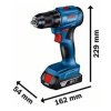 BOSCH GSR 185-LI 2x2.0Ah Professional | ajtech.sk