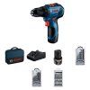 Aku vŕtací skrutkovač BOSCH GSR 12V-30 (39-dielne prísl.) | ajtech.sk