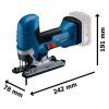 Aku priamočiara píla 18V BOSCH GST 185-LI 2x4Ah | ajtech.sk