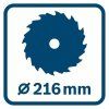 Kapovacia píla Bosch GCM 216 | ajtech.sk