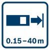 Bosch GLM 40 Laserový merač vzdialeností 0601072900 | ajtech.sk