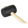 Strend Pro 900 g, Kladivo gumené, Blackhead, drevená rúčka | ajtech.sk