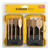 STREND PRO 4201224 7 dielna sada plochých vrtákov do dreva | ajtech.sk