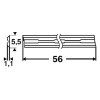 Bosch Hobľovacie nože šírky 56mm pre GHO 12V-20 10 ks | ajtech.sk