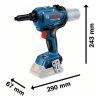 Nitovacia pištoľ Bosch GRG 18V-16 C | ajtech.sk