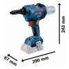 Bosch GRG 18V-16 Akumulátorová nitovacia pištoľ (bez aku) 06019K5000 | ajtech.sk